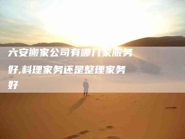 六安搬家公司有哪几家服务好,料理家务还是整理家务好