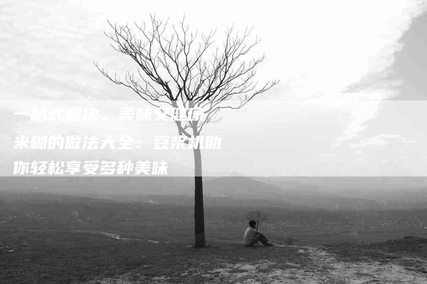 一站式解决，美味又健康 米糊的做法大全：豆浆机助你轻松享受多种美味-家政服务网