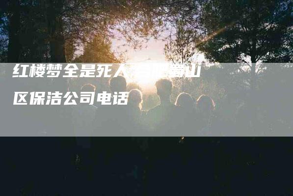 红楼梦全是死人,合肥蜀山区保洁公司电话-家政服务网