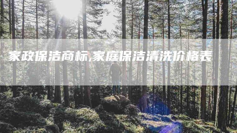 家政保洁商标,家庭保洁清洗价格表-家政服务网