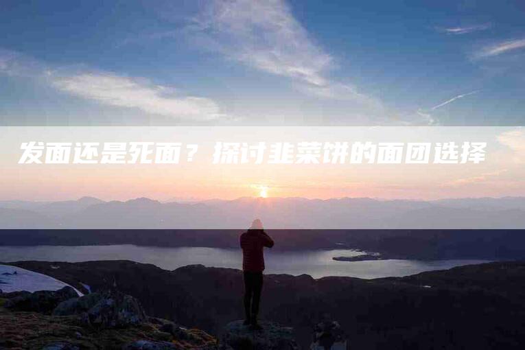 发面还是死面？探讨韭菜饼的面团选择-家政服务网