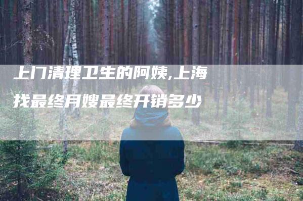 上门清理卫生的阿姨,上海找最终月嫂最终开销多少-家政服务网