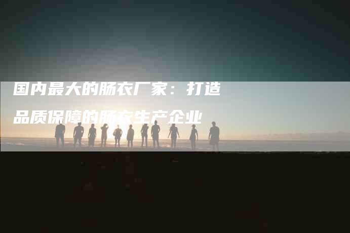 国内最大的肠衣厂家：打造品质保障的肠衣生产企业-家政服务网