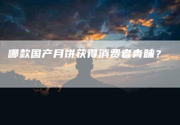 哪款国产月饼获得消费者青睐？-家政服务网