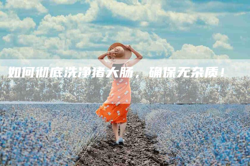 如何彻底洗净猪大肠，确保无杂质！-家政服务网