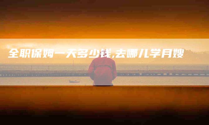 全职保姆一天多少钱,去哪儿学月嫂-家政服务网