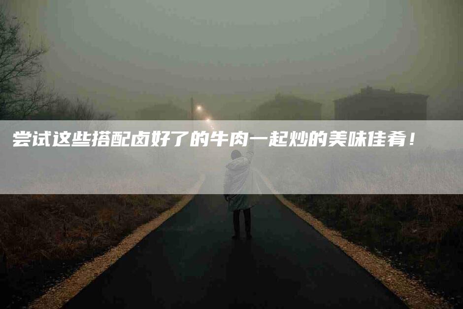 尝试这些搭配卤好了的牛肉一起炒的美味佳肴！