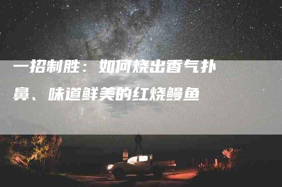 一招制胜：如何烧出香气扑鼻、味道鲜美的红烧鳗鱼