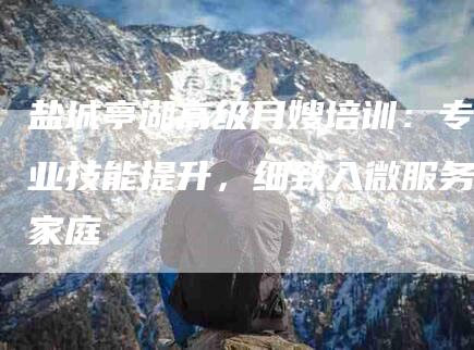 盐城亭湖高级月嫂培训：专业技能提升，细致入微服务家庭-家政服务网