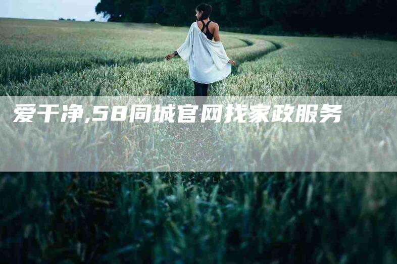 爱干净,58同城官网找家政服务-家政服务网