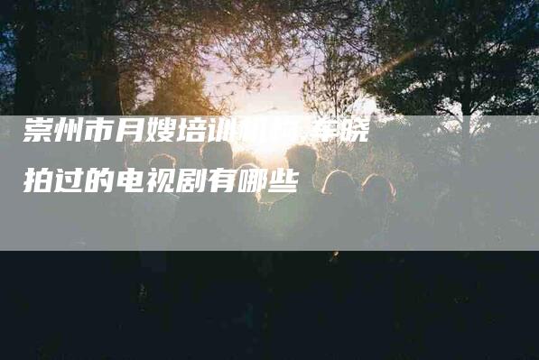崇州市月嫂培训机构,车晓拍过的电视剧有哪些-家政服务网