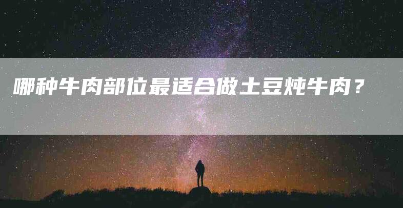 哪种牛肉部位最适合做土豆炖牛肉？-家政服务网