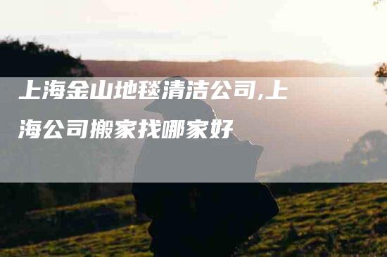 上海金山地毯清洁公司,上海公司搬家找哪家好-家政服务网