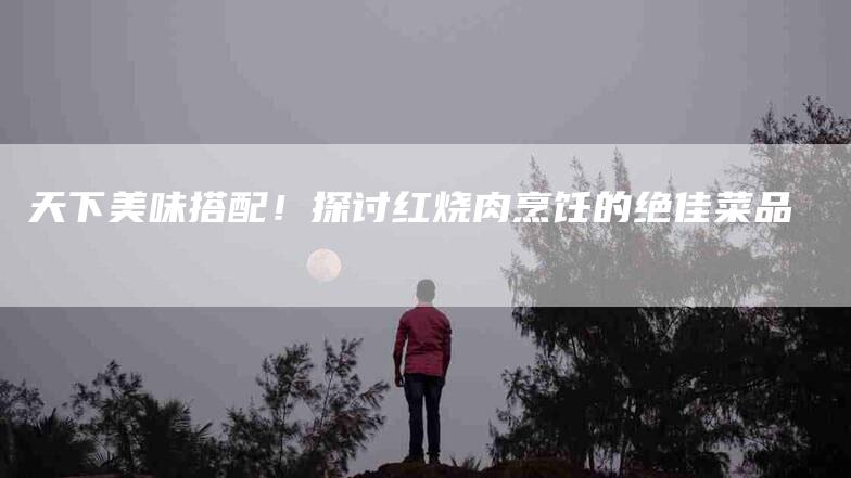 天下美味搭配！探讨红烧肉烹饪的绝佳菜品-家政服务网