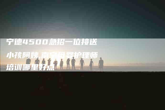 宁德4500急招一位接送小孩阿姨,南宁母婴护理师培训哪里好点-家政服务网