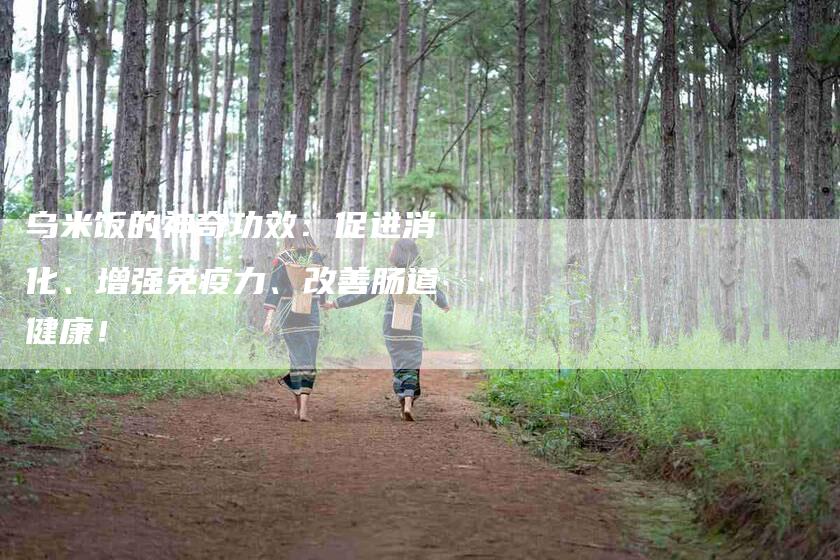 乌米饭的神奇功效：促进消化、增强免疫力、改善肠道健康！-家政服务网
