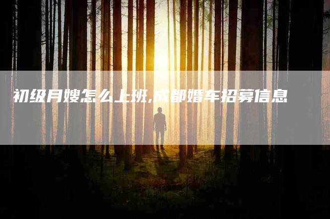 初级月嫂怎么上班,成都婚车招募信息-家政服务网