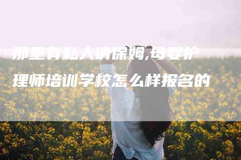 那里有私人请保姆,母婴护理师培训学校怎么样报名的-家政服务网