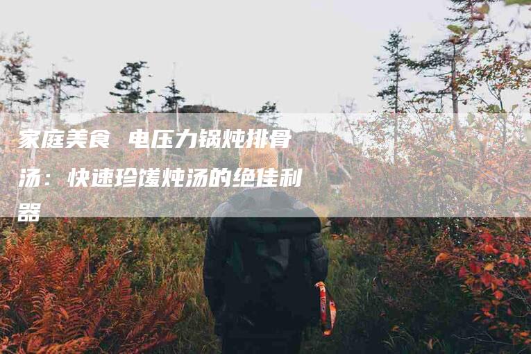 家庭美食 电压力锅炖排骨汤：快速珍馐炖汤的绝佳利器-家政服务网