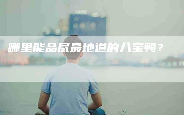 哪里能品尽最地道的八宝鸭？