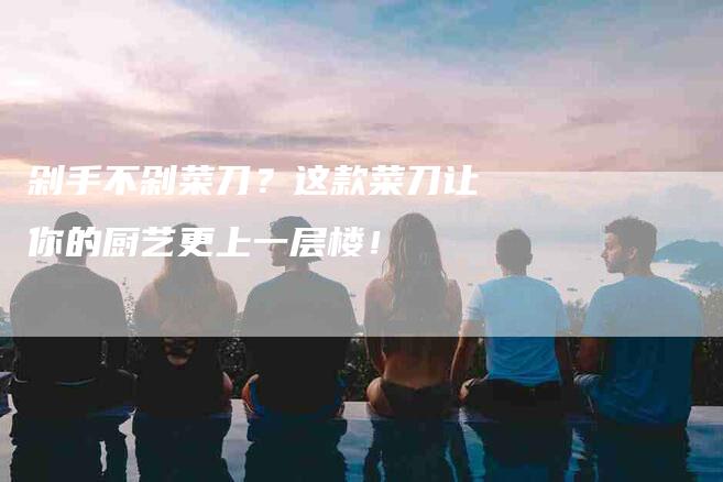 剁手不剁菜刀？这款菜刀让你的厨艺更上一层楼！-家政服务网