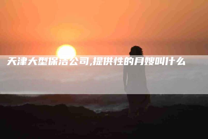 天津大型保洁公司,提供性的月嫂叫什么-家政服务网